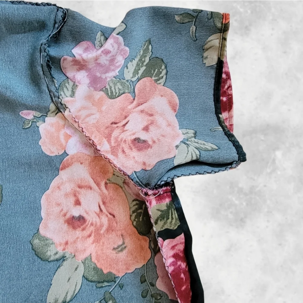 Handmade/ Floral Mumu - Picture 4 of 5